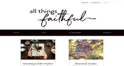 Desktop Screenshot of allthingsfaithful.com